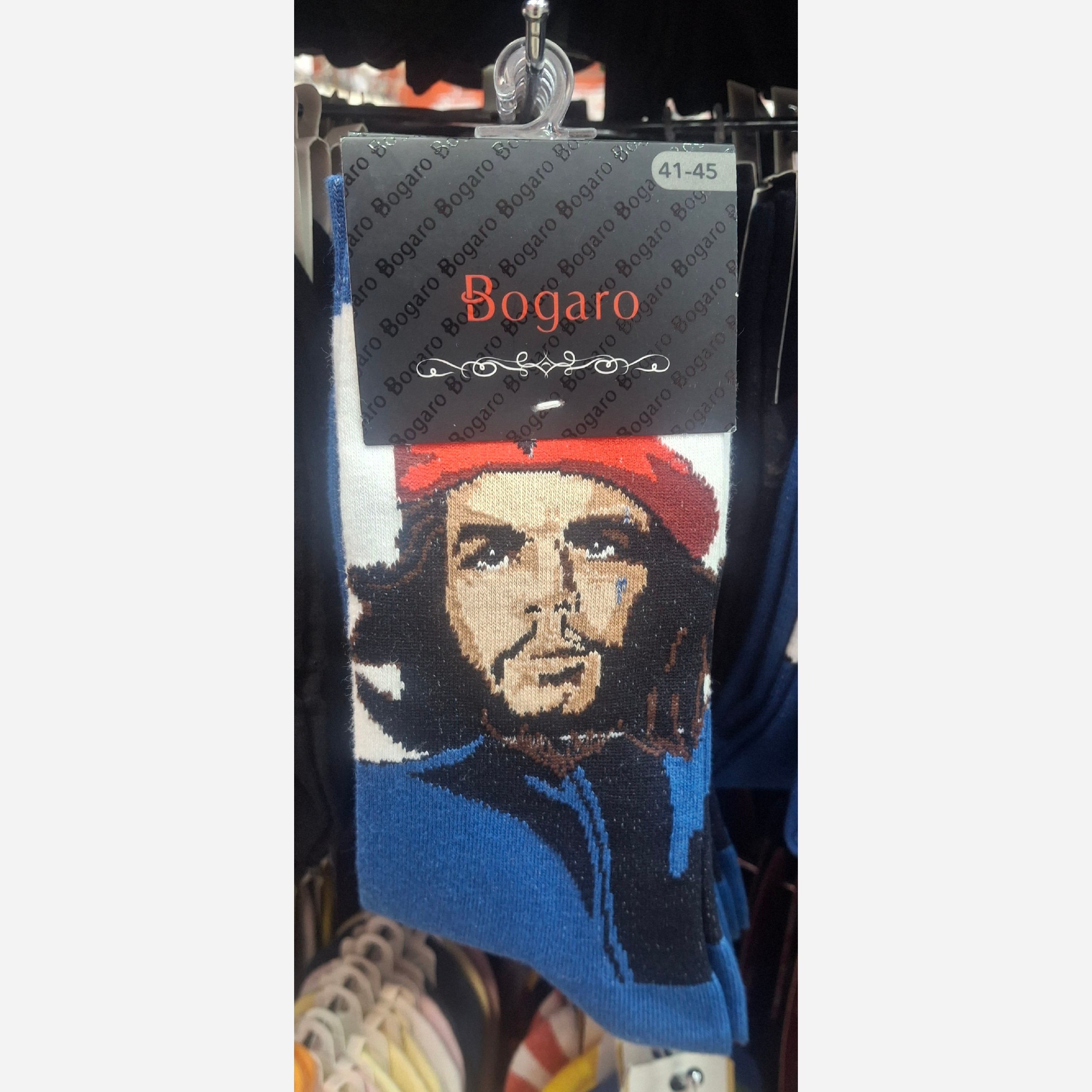 جوراب مردانه بوگارو (bogaro) طرح دار تکی اورجینال