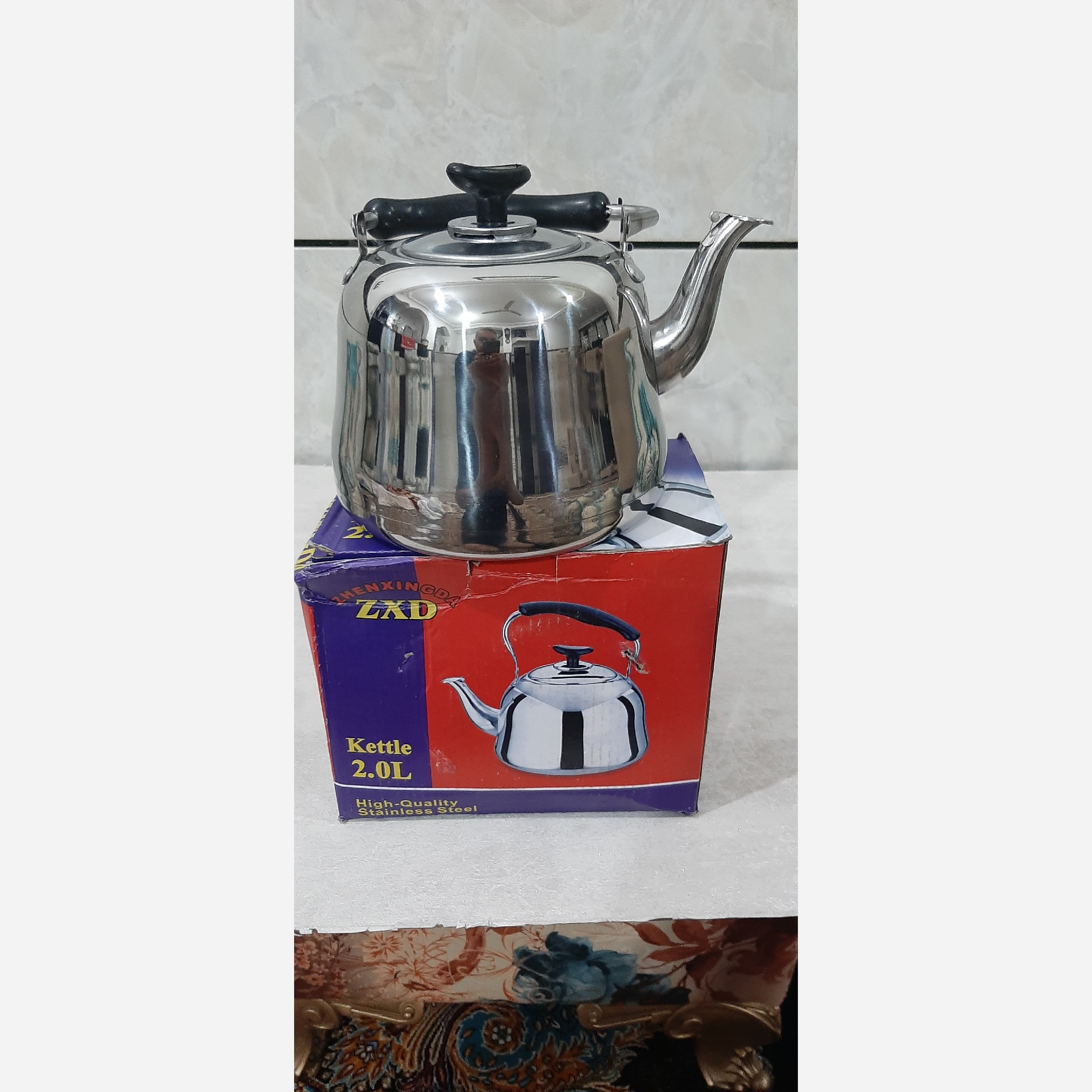 کتری استیل صوت زن دولیتری مارک zxd