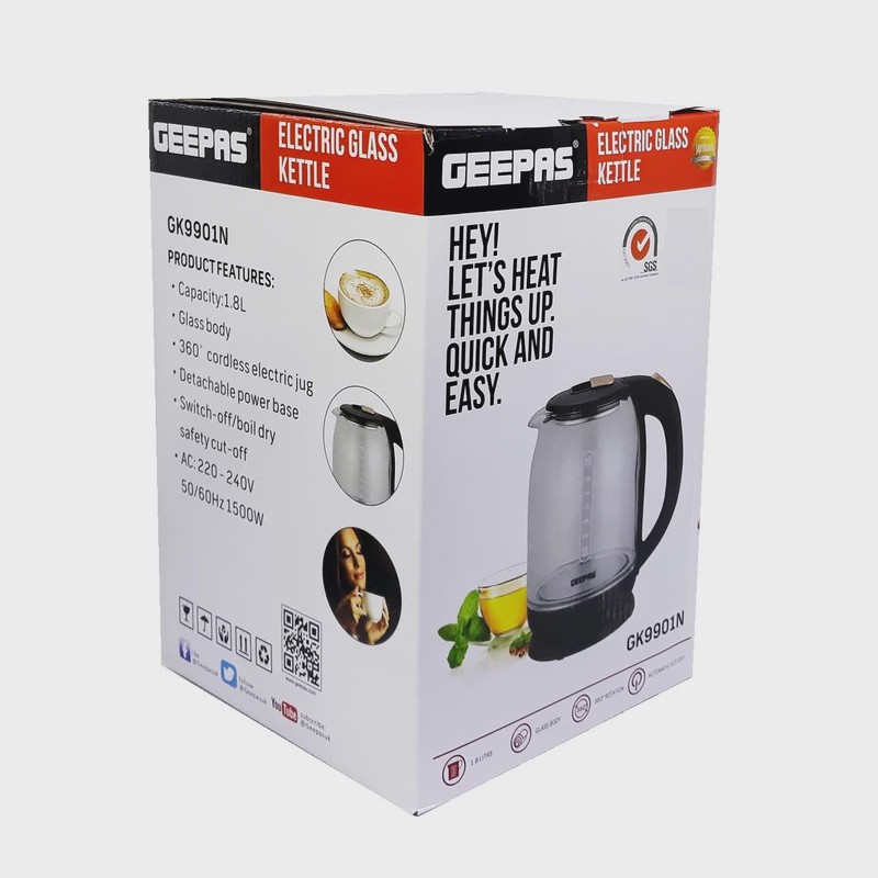 کتری برقی جیپاس مدل GK9901N ا GEEPAS GK9901N ضمانت اصالت و ظمانت قیمت کالا