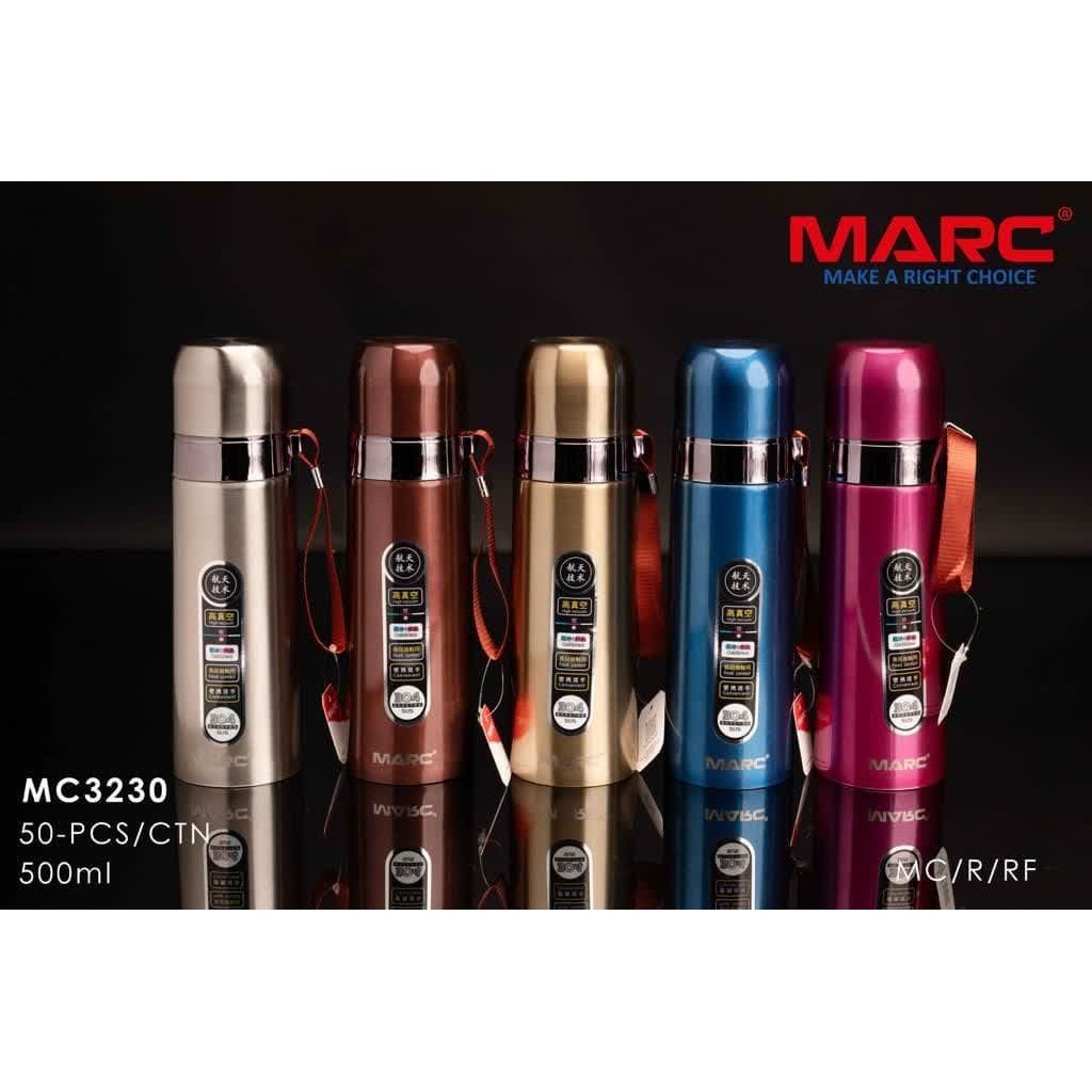 بطری فلاسک استیل 500 میل MARC ضمانت اصالت و ظمانت قیمت کالا