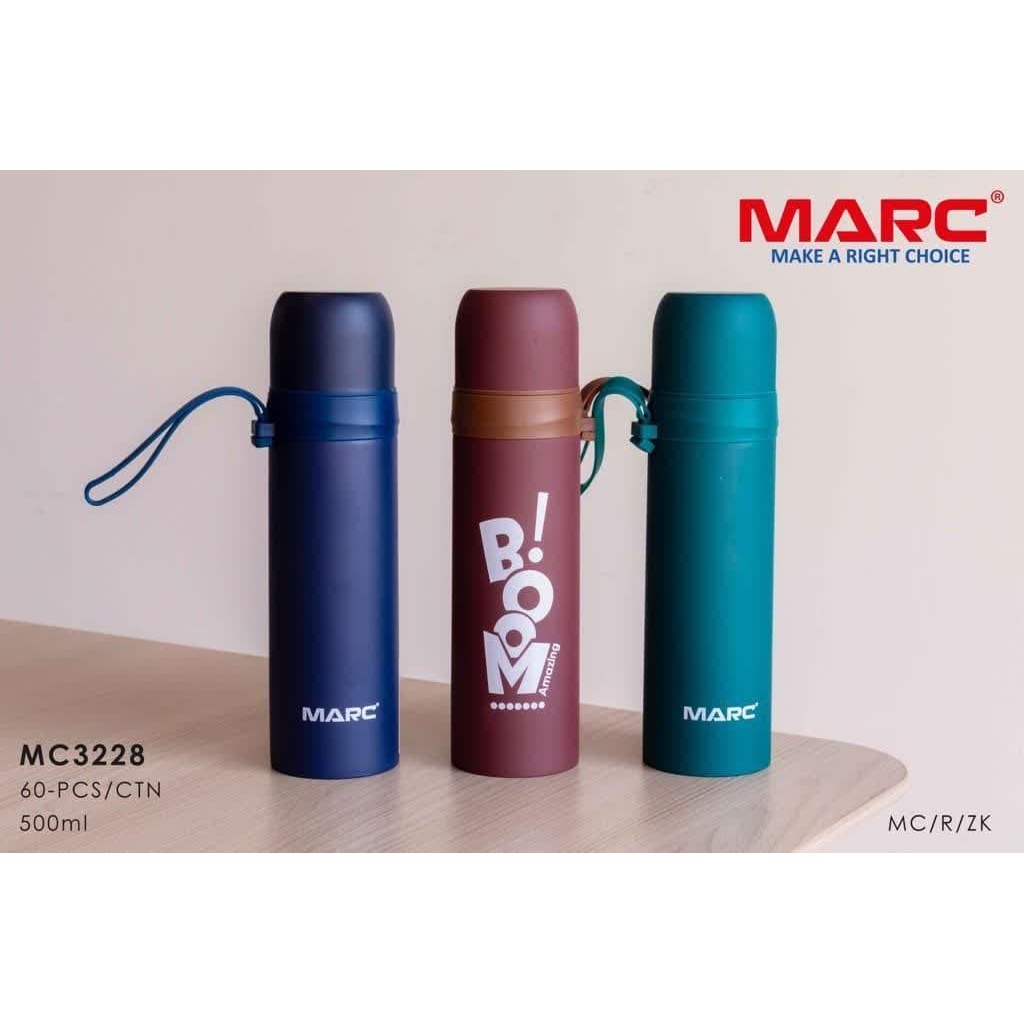 بطری فلاسک استیل 500میل MARC کد 3228 ضمانت اصالت و ظمانت قیمت کالا