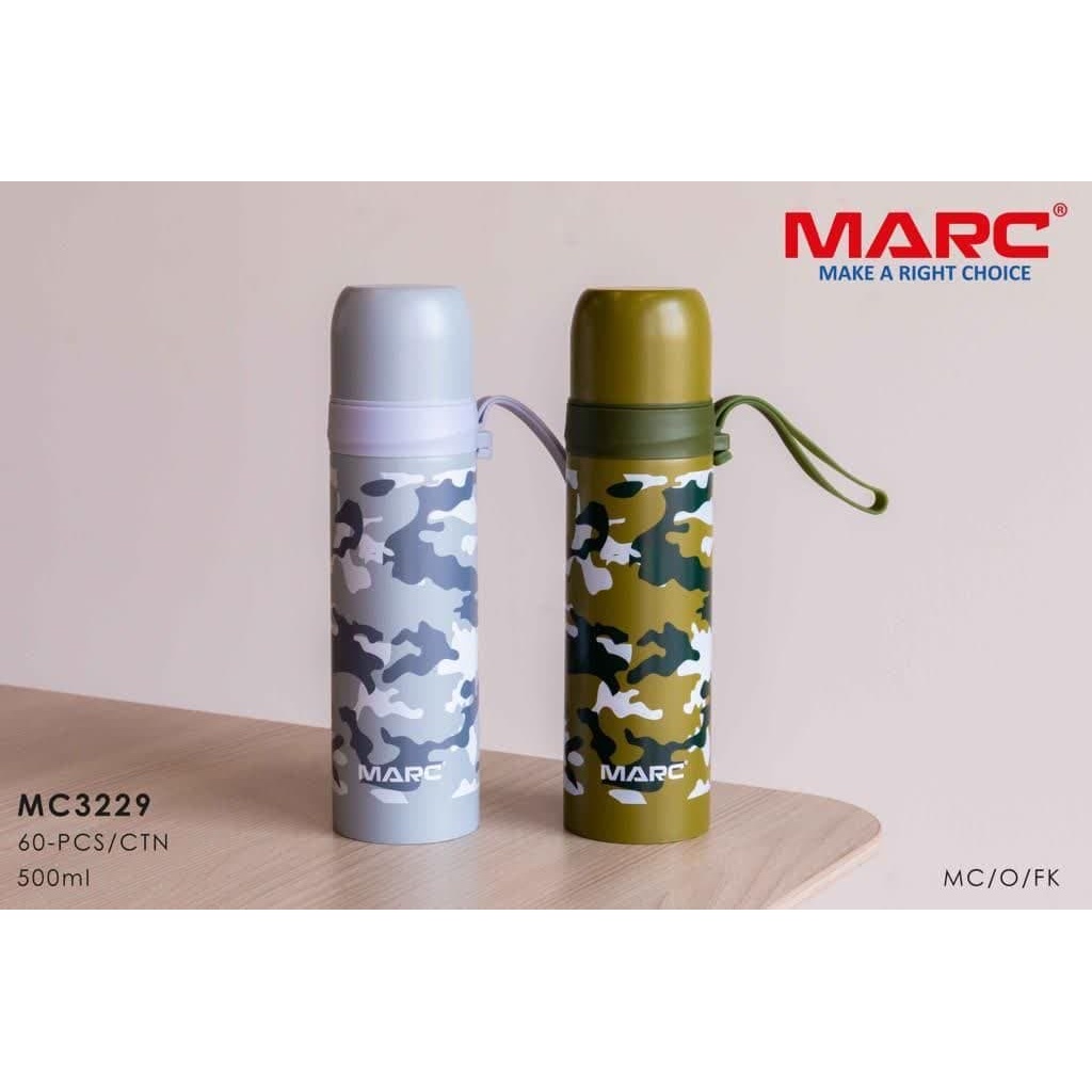 بطری فلاسک استیل 500میل MARC کد3229 ضمانت اصالت و ظمانت قیمت کالا