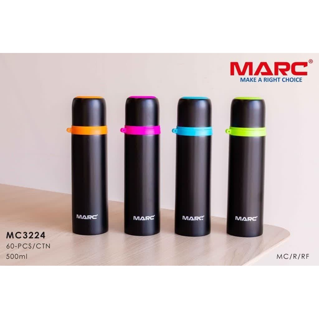 بطری فلاسک استیل 500 میل MARC کد3224 ضمانت اصالت و ظمانت قیمت کالا
