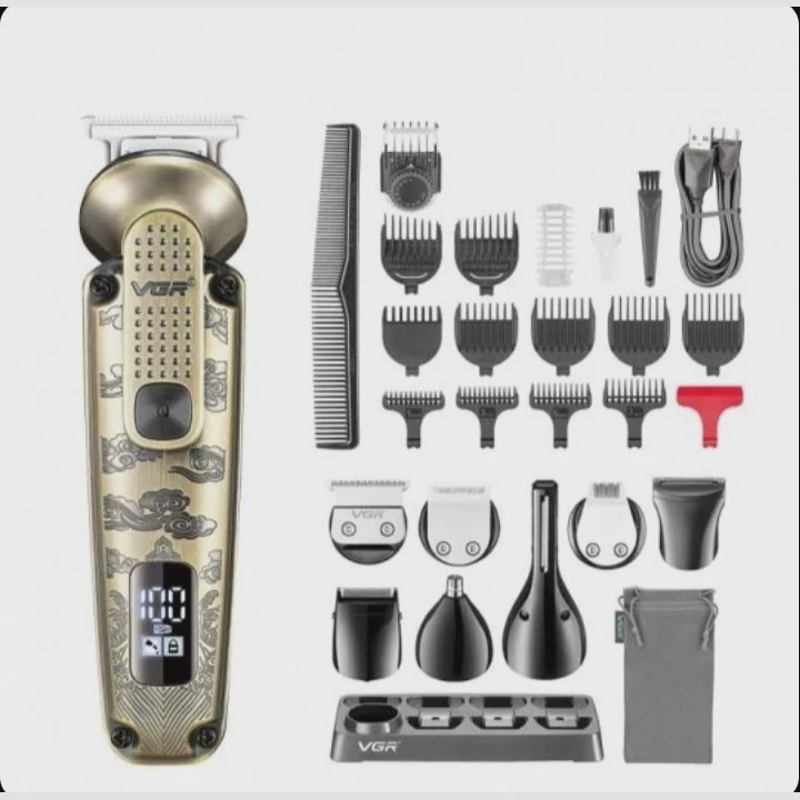 ماشین اصلاح و خط زن شارژی چند کاره VGR V-103