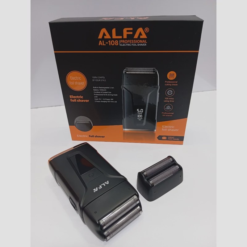 ماشین اصلاح شیور آلفا مدل AL-108 مخصوص اصلاح صفر ریش
