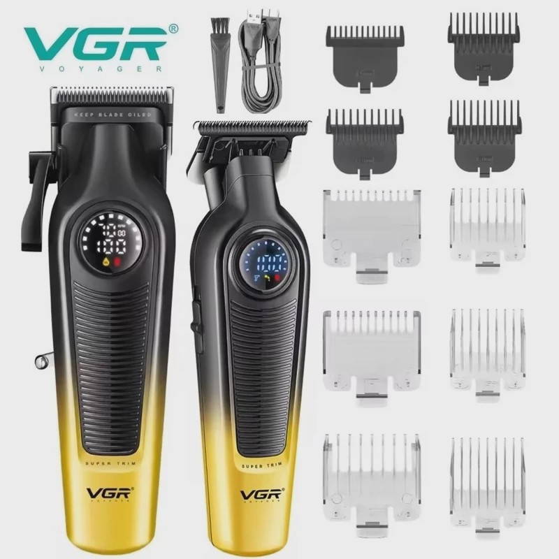 ست ماشین اصلاح سالنی VGR مدلV-996و V196