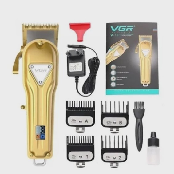 ماشین اصلاح موی سر و صورت وی جی ار مدل V-140 پلمپ شرکتی اصل