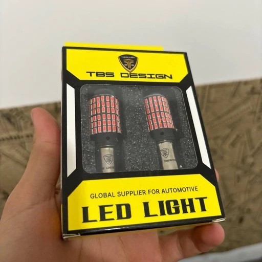 لامپ فندقی دو کنتاکت نارنجی 144 SMD توبیز خار روبرو