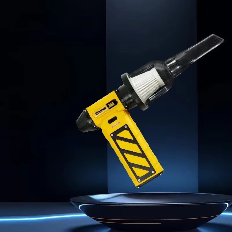 جارو شارژی و دمنده 2کاره Violent Fan F015-1 براشلس، باتری 8000mAh، شارژ تایپ C