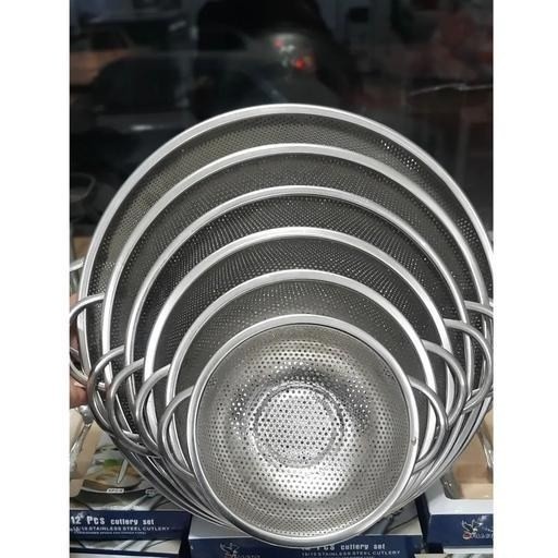 آبکش استیل 6 پارچه یونیک کیفیت عالی و درجه یک اهنربا نگیر ضد زنگ و سیاه شدن