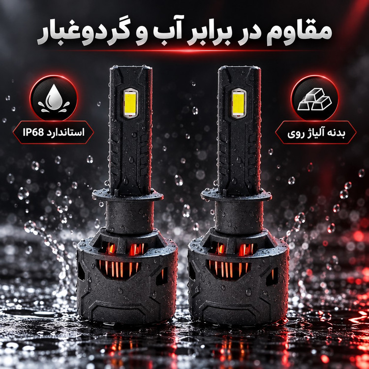 هدلایت کانپکس Conpex R11 H1 نور سفید 200 وات 6000K و 20000 لومن خط کات دقیق