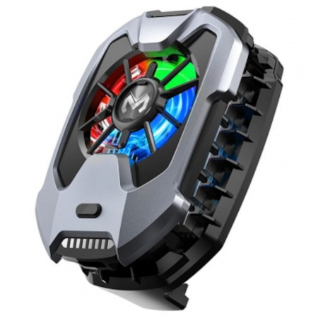 خنک کننده حرفه ای موبایل MEMO DLA8 ، فن 5500 دور نمایشگر دما نور RGB