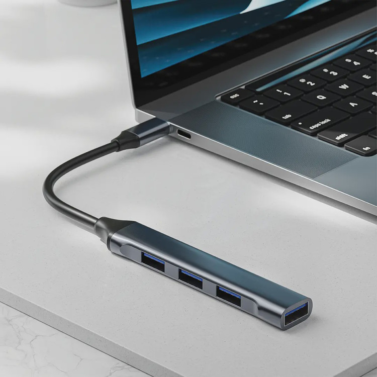 هاب 4 پورت Green Lion USB-C