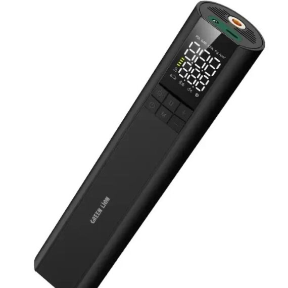 کمپرسور باد پمپ باد شارژی گرین لاین GL-A3 فشار 150 PSI نمایشگر دیجیتال مناسب خودرو، موتور، دوچرخه و توپ