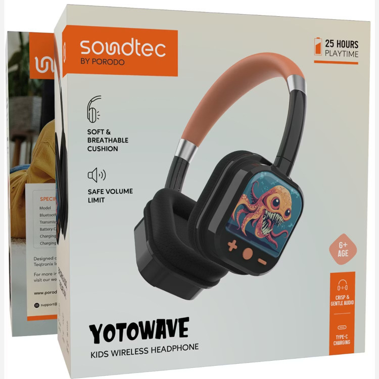 هدفون بیسیم کودکان Porodo Yotowave Kids Wireless Headphone