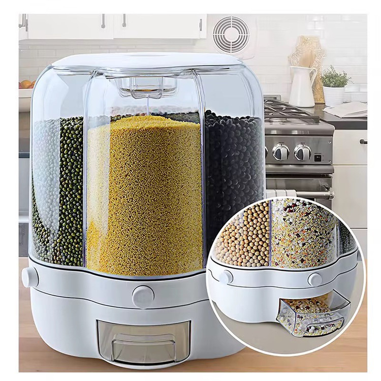 جا حبوباتی چرخشی سایز بزرگ GRAIN با 6 خانه مجزا