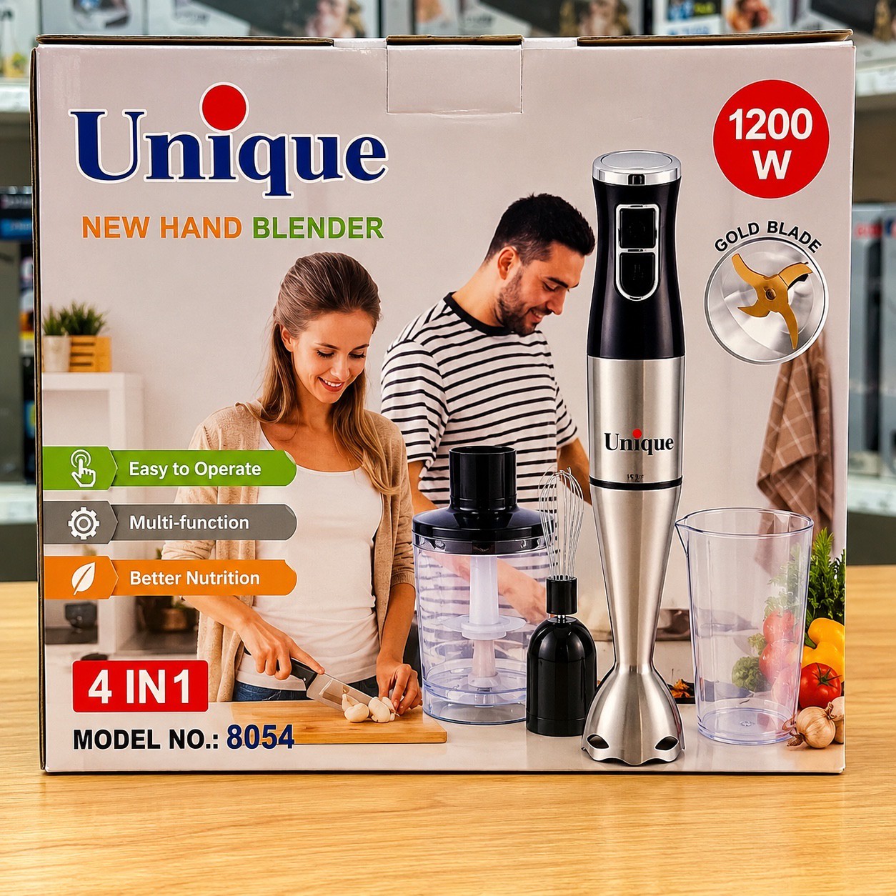 گوشت کوب برقی 4 کاره یونیک 1200 وات