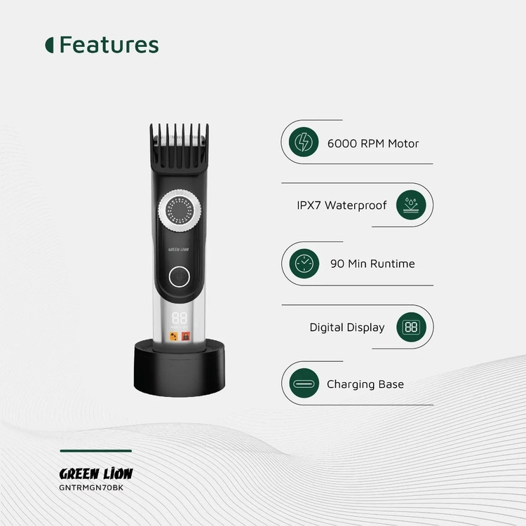 ماشین اصلاح موی بدن ، سر و صورت گرین لاین Green Lion Trim Gen 70 Body Hair Trimmer