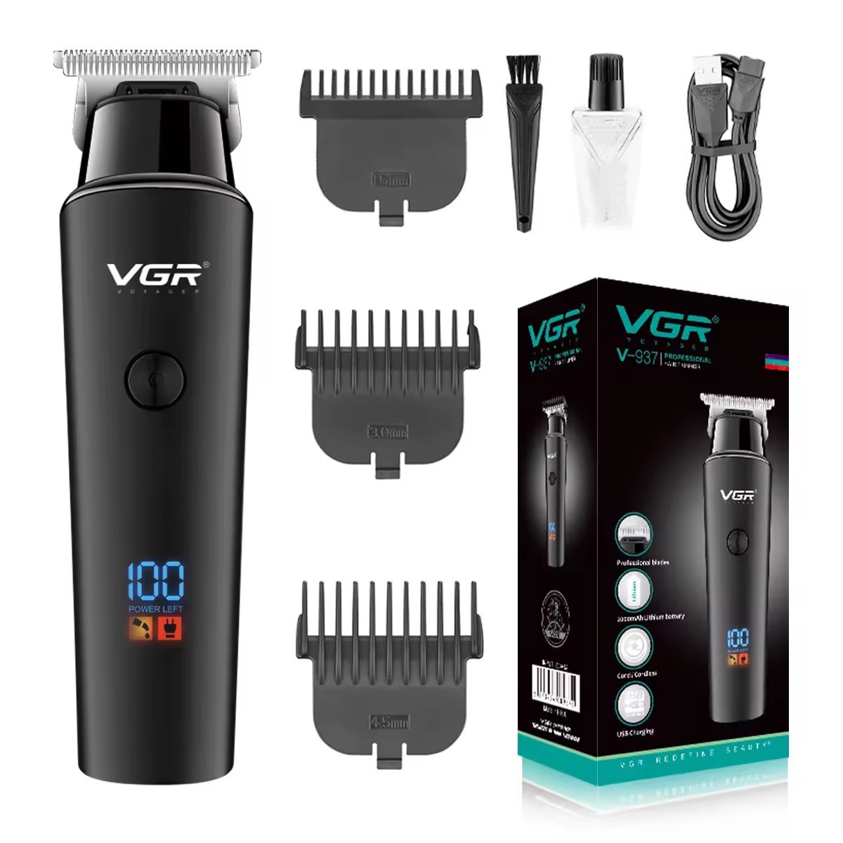 ماشین اصلاح VGR V-937 شارژدهی فوقالعاده، قدرتی فراتر از انتظار