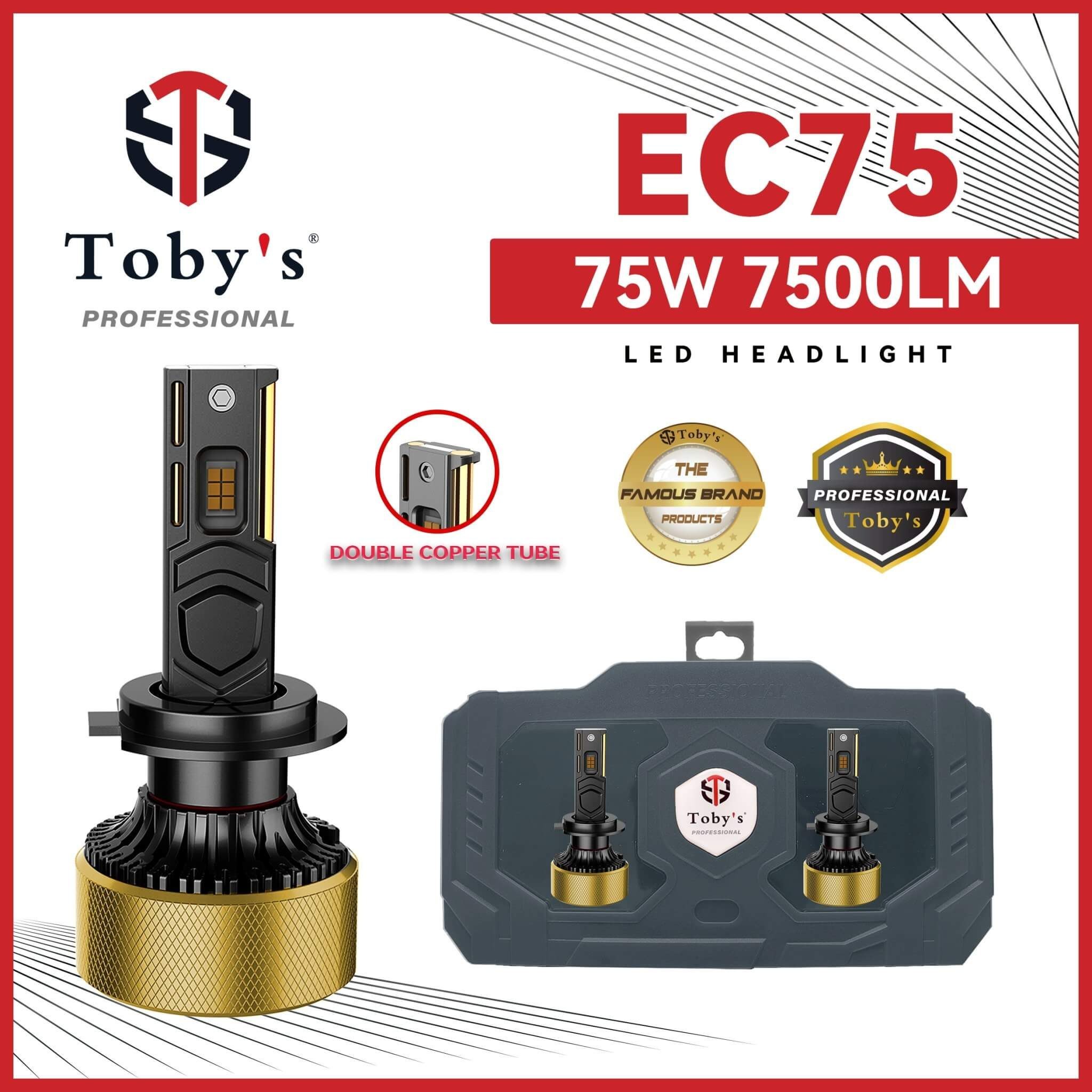 هدلایت توبیز TOBYS EC75 پایه H7 رنگ نچرال با گارانتی