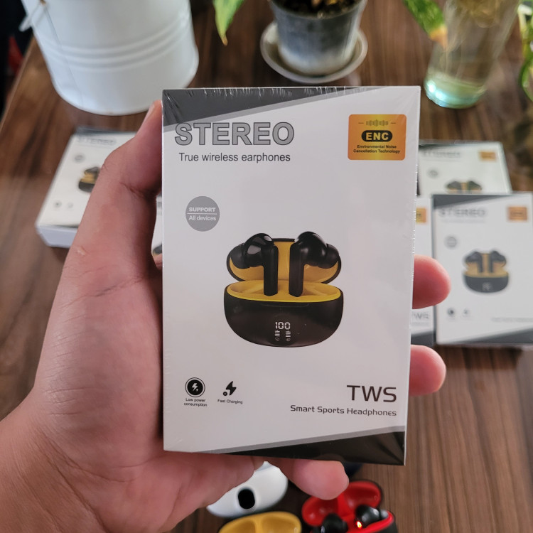 ایرپاد پرو STEREO ضدآب پاوربانک دار کیفیت درجه یک بلوتوث نسخه5 3 صحفه نمایش دار