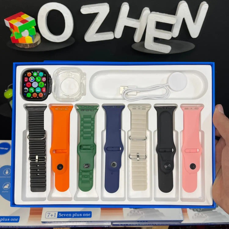 ساعت هوشمند K9 ULTRA MAX هفت بند همراه با گارد ورژن 2026 بدون لگ هفت روز مهلت تست واقعی