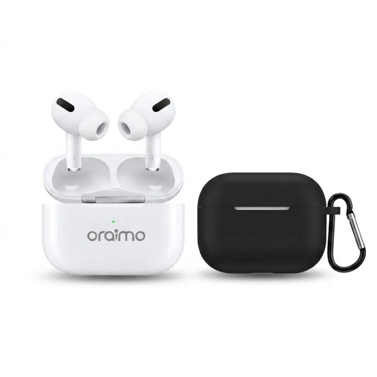ایرپاد هندزفری بلوتوثی Air-R03 oraimo باکیفیت دوگوش همراه با گارد و کابل باتری بزرگ گیمینگ لمسی بلوتوث ورژن 5 3