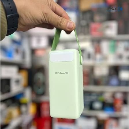 پاوربانک غول KALUS 60000mAh کالوس اصلی 22 5 فست 4 خروجی 4.5 امپر کمپینگ شرگتی چراغ قوه نمایش میزان شارژ