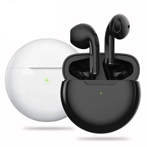 ایرپاد PRO6 دو گوش ورژن 5 3 جدید باطری بزرگ لمسی 2026 airpods ارسال فوری فروش ویژه