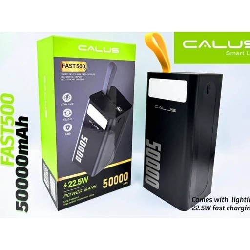 پاوربانک غول 50000mAh Fast هزار کالوس اصلی 22 5 فست 4 خروجی اورجینال