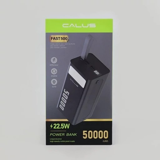 پاوربانک غول 50000mAh Fast هزار کالوس اصلی 22 5 فست 4 خروجی اورجینال