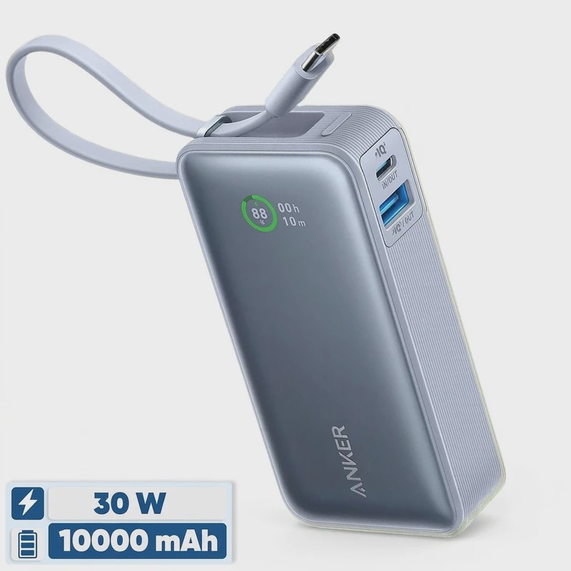 پاوربانک انکر مدل A1259 ظرفیت 10000 میلی آمپر