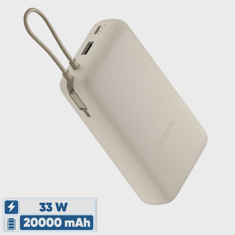 پاوربانک 33 وات شیائومی PB2030MI ظرفیت 20000 نسخه گلوبال