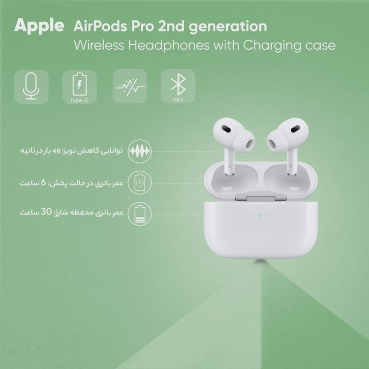 هندزفری بلوتوثی اپل AirPods Pro 2 Highcopy