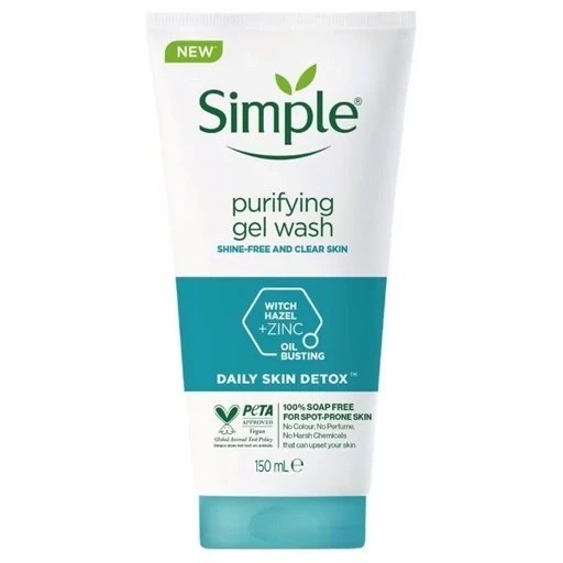 ژل شستشوی صورت سیمپل مدل Purifying پوست چرب و مختلط