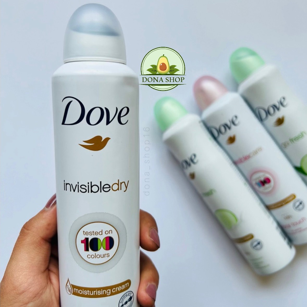 اسپری داو مدل Invisible Dry