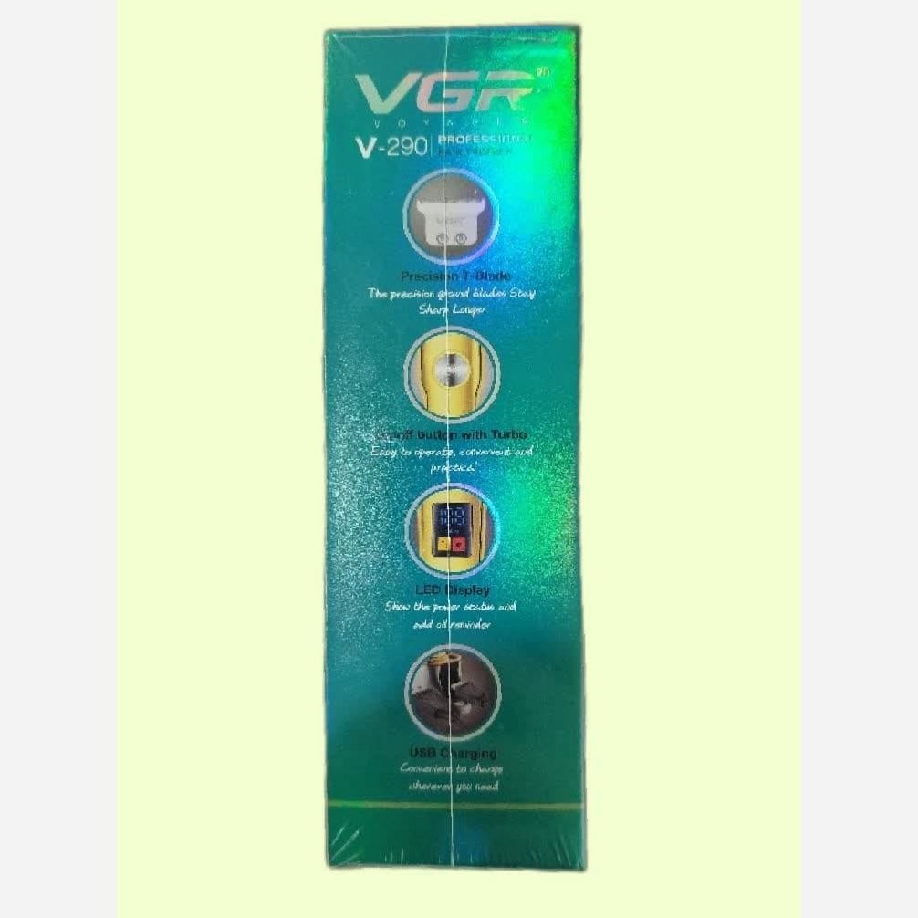 ماشین اصلاح موی پیشرفته و حرفه ای VGR مانیتور دار مدلV-2091با تیغه استیل ضد زنگTشکل