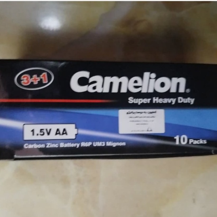 باتری قلمی 1.5 ولت برند camelion پک40 عددی