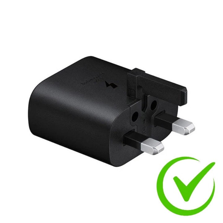 شارژر سامسونگ 25 وات مدل EP TA-800 اورجینال گارانتی 18 ماهه فست شارژ