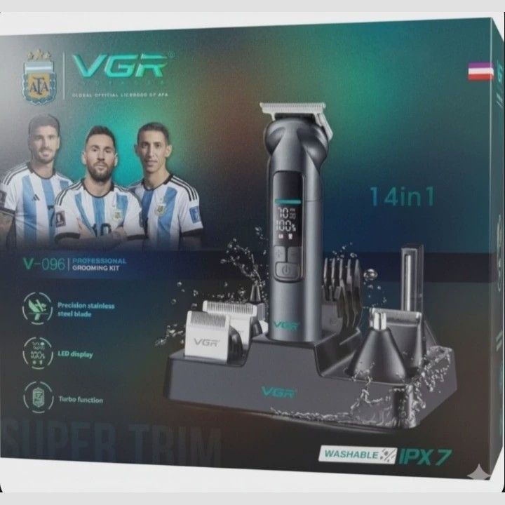 ست ماشین اصلاح وی جی آر مدل V-096 ضد آب