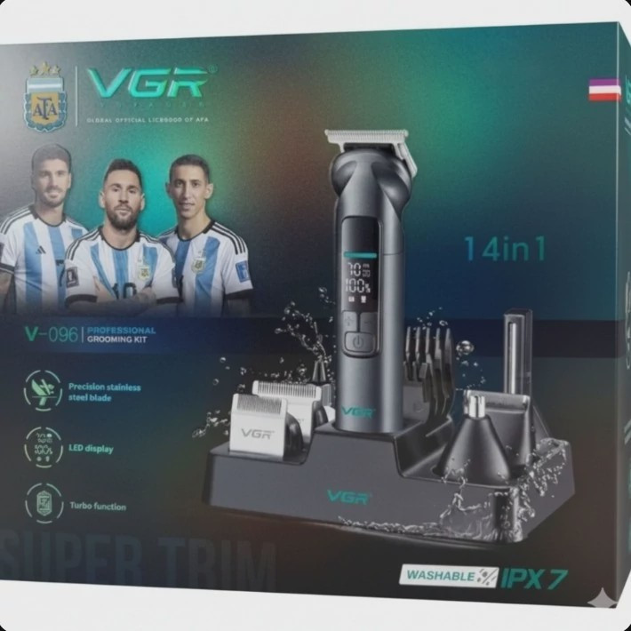 ست ماشین اصلاح وی جی آر مدل V-096 ضد آب