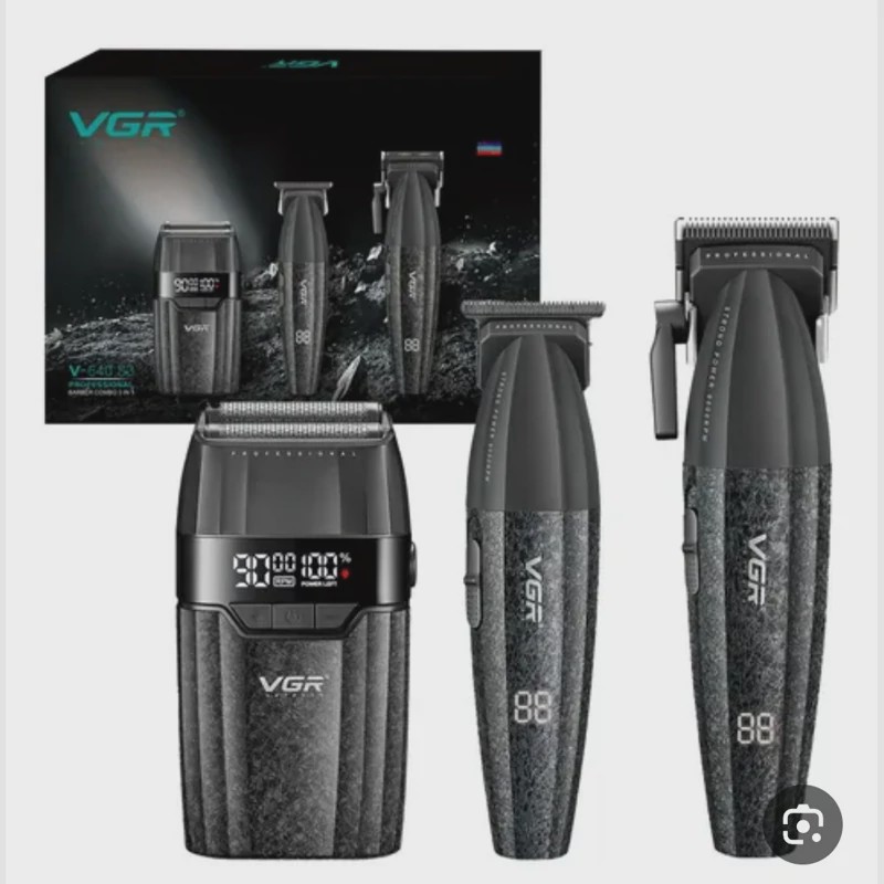 ست ماشین اصلاح وی جی ار مدل VGR-V640 S3