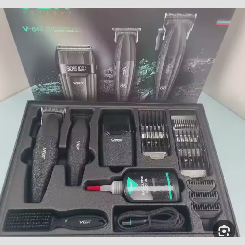 ست ماشین اصلاح وی جی ار مدل VGR-V640 S3