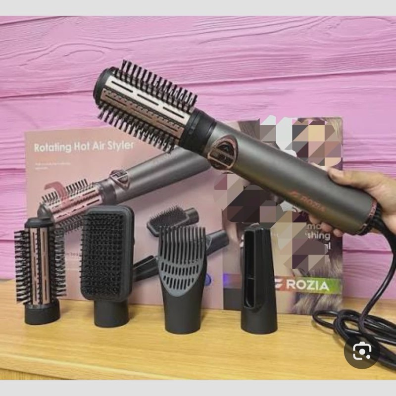 سشوار چرخشی برس دار روزیا مدل HC-8116