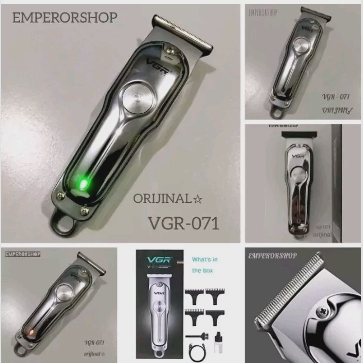 ماشین اصلاح موی سر و صورت وی جی ار مدل V-071 اصل پلمپ شرکتی