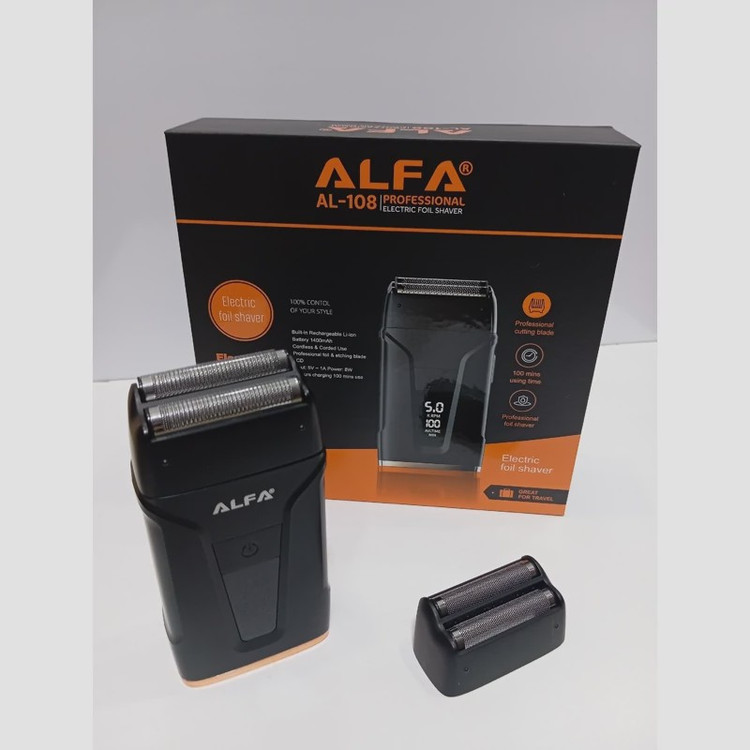 ماشین اصلاح شیور آلفا مدل AL-108 مخصوص اصلاح صفر ریش
