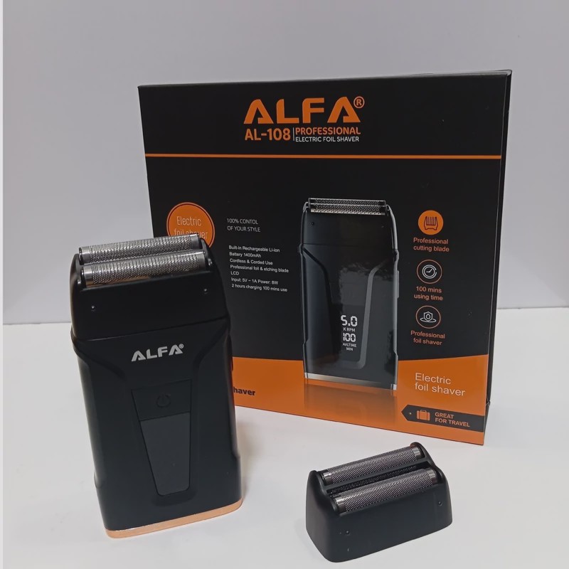 ماشین اصلاح شیور آلفا مدل AL-108 مخصوص اصلاح صفر ریش