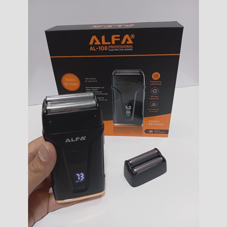 ماشین اصلاح شیور آلفا مدل AL-108 مخصوص اصلاح صفر ریش