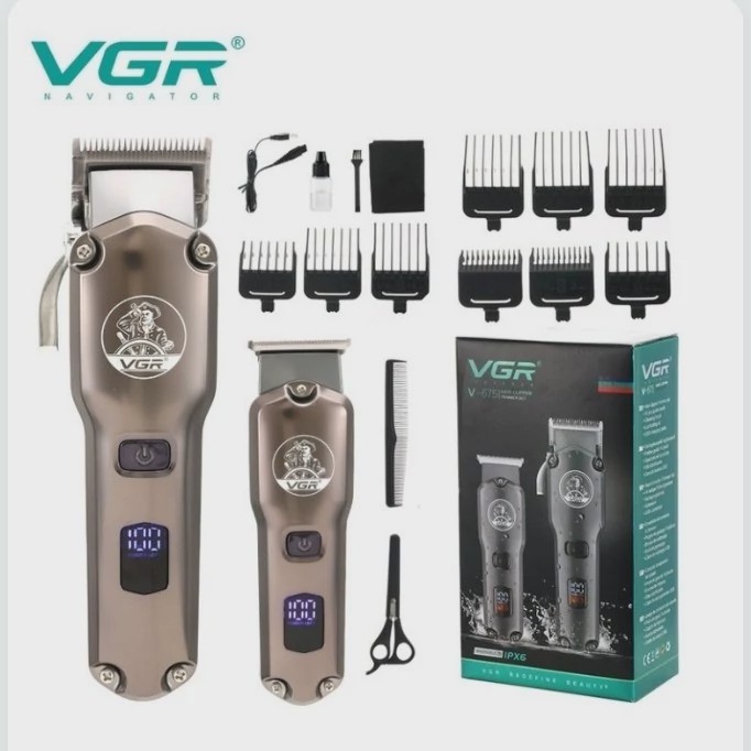 ست ماشین اصلاح وی جی آر مدل V-675