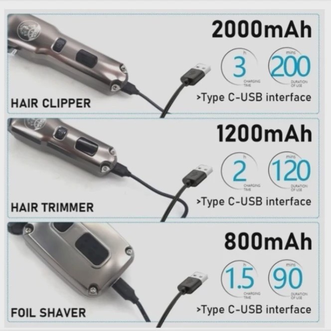 ماشین اصلاح 3 قلو وی جی ار مدل V-675s3